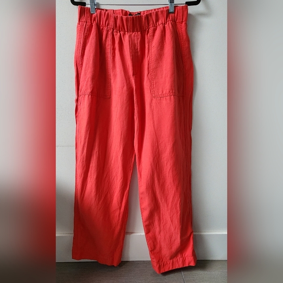 Banana Republic Pants - Banana Republic Wide Leg Pants, Poppy (Red), Size US M
